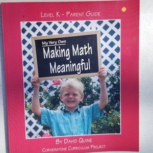 Making Math Meaningful Levels K and 1 Guides